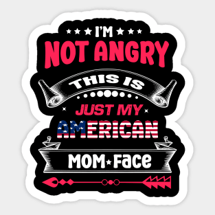 Super Mom Design Shirt Sticker